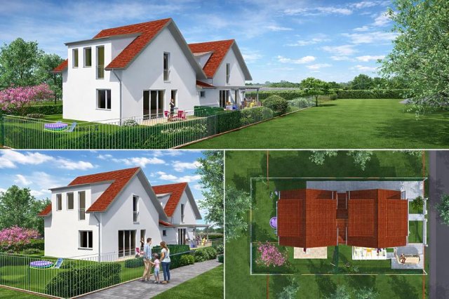 Eladó ikerház, Budapesten, XV. kerületben 134 M Ft, 4 szobás