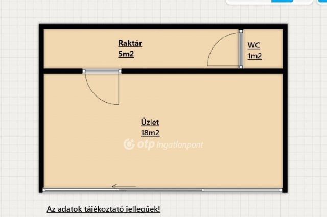Eladó üzlethelyiség, Budapesten, XXII. kerületben 11 M Ft