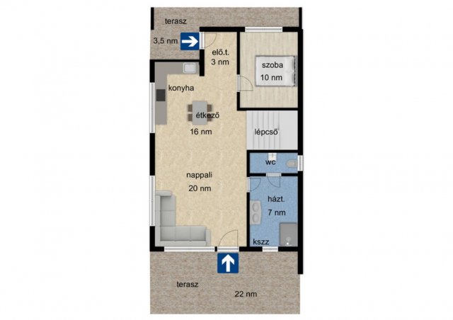 Eladó családi ház, Szegeden 112 M Ft, 4 szobás