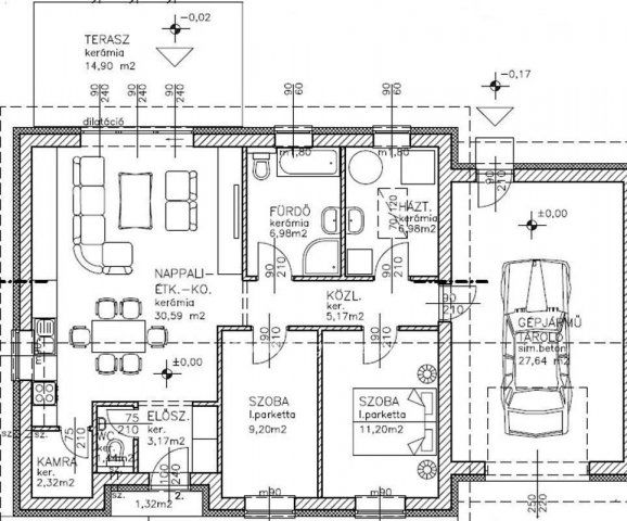 Eladó ikerház, Dunaszegen 98.98 M Ft, 2+1 szobás