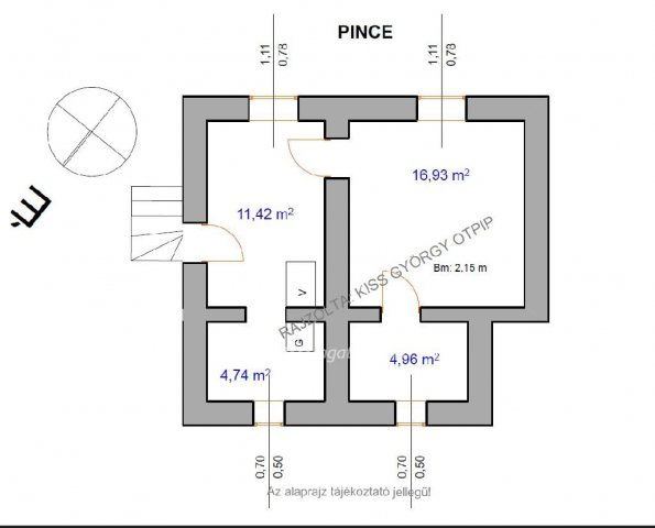 Eladó családi ház, Poroszlón 54.9 M Ft, 5+2 szobás