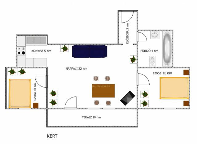 Kiadó téglalakás, albérlet, Százhalombattán 240 E Ft / hó