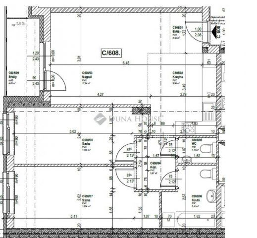 Eladó téglalakás, Budapesten, XIII. kerületben 110.825 M Ft
