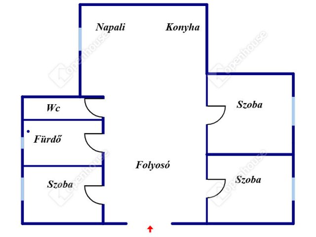 Eladó családi ház, Hajdúsámsonon 79 M Ft, 3 szobás