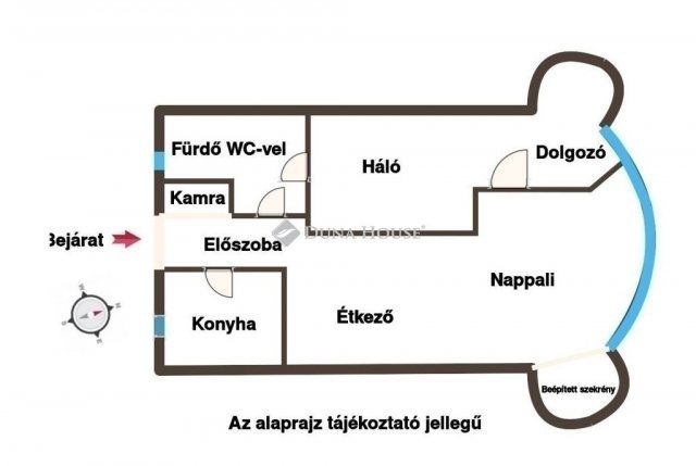 Eladó téglalakás, Budapesten, VI. kerületben 84.6 M Ft, 2 szobás