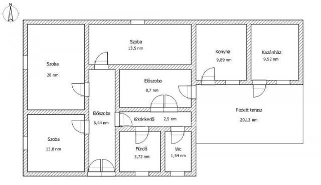 Eladó családi ház, Fábiánsebestyénben 17.9 M Ft, 3 szobás