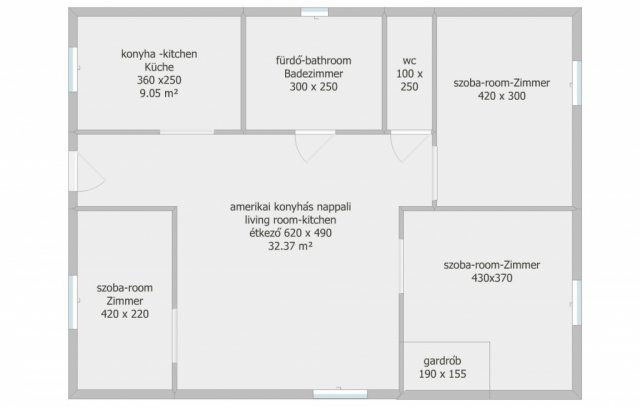 Eladó családi ház, Ácson 35 M Ft, 4 szobás