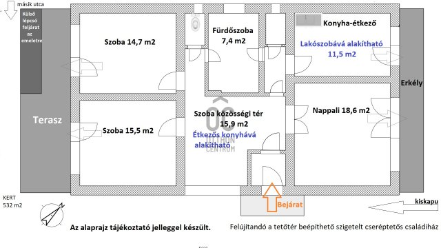 Eladó családi ház, Budapesten, XVII. kerületben, Rácsos utcában