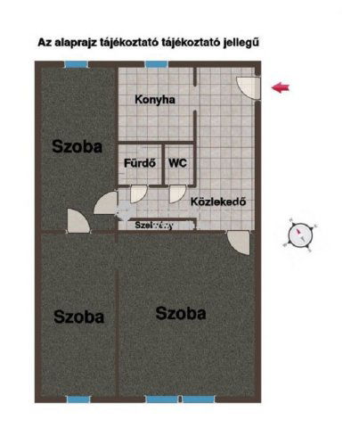 Eladó téglalakás, Budapesten, X. kerületben 63.49 M Ft, 3 szobás