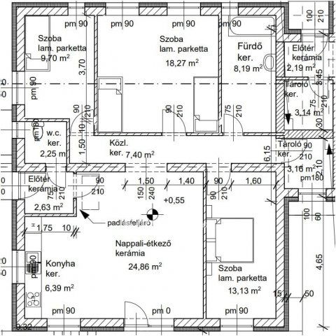 Eladó sorház, Dunaharasztin 99.9 M Ft, 3+1 szobás