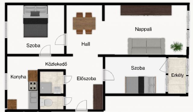 Eladó panellakás, Veszprémben 45 M Ft, 1+2 szobás
