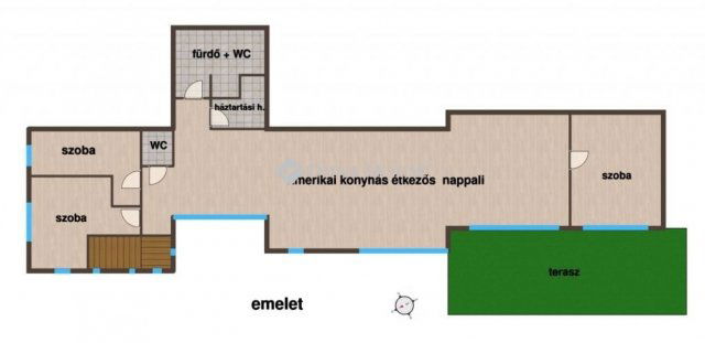 Eladó téglalakás, Dunaharasztin 159.9 M Ft, 2+3 szobás