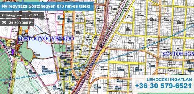 Eladó telek, Nyíregyházán 39.5 M Ft / költözzbe.hu