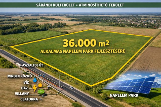 Eladó telek, Sárándon 49.999 M Ft / költözzbe.hu