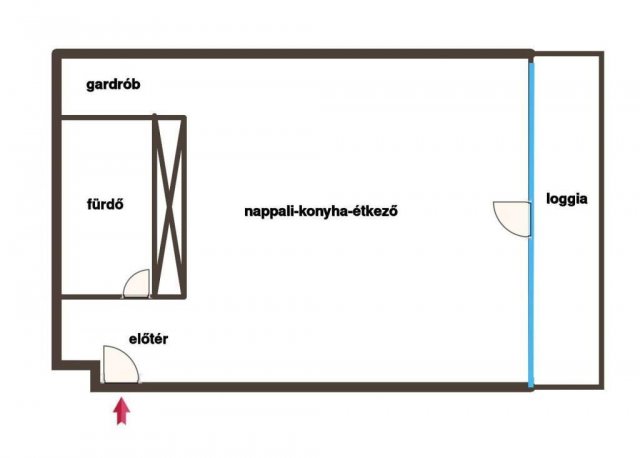 Eladó téglalakás, Debrecenben 49.9 M Ft, 1 szobás