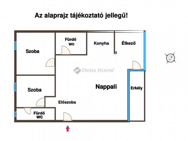Kiadó téglalakás, albérlet, Balatonfüreden 399 E Ft / hó