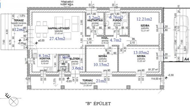 Eladó családi ház, Ráckeresztúron 79.9 M Ft, 4 szobás