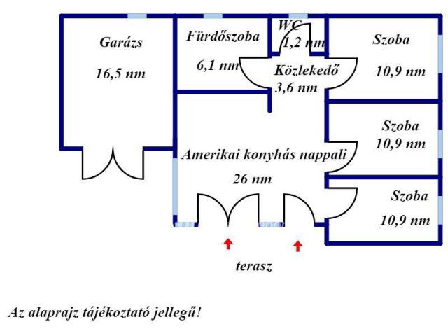 Eladó ikerház, Jászberényben 59.9 M Ft, 3 szobás