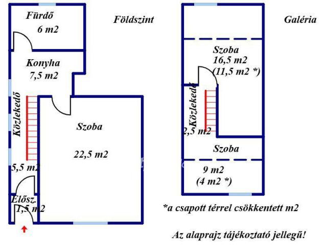 Eladó téglalakás, Békéscsabán 21.5 M Ft, 1+2 szobás