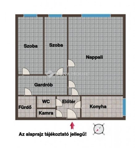 Eladó panellakás, Budapesten, IV. kerületben 67 M Ft, 3 szobás