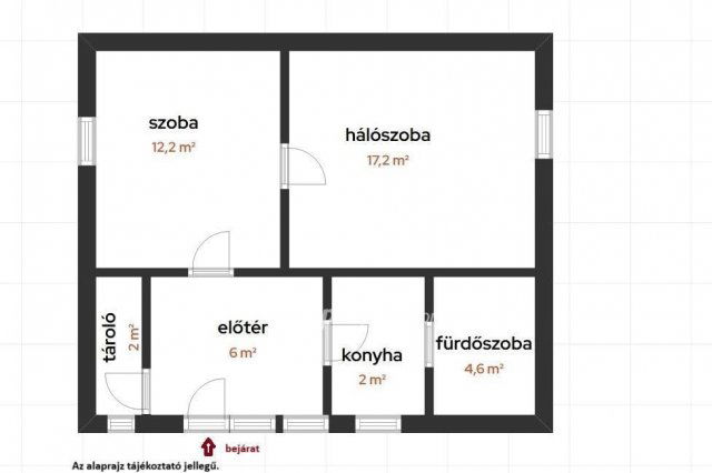 Eladó családi ház, Cibakházán 11 M Ft, 2 szobás