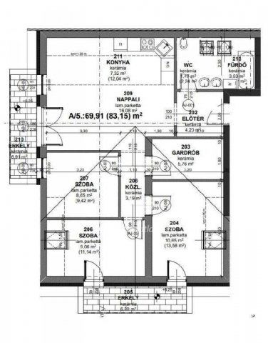 Eladó téglalakás, Hajdúszoboszlón 73 M Ft, 3 szobás