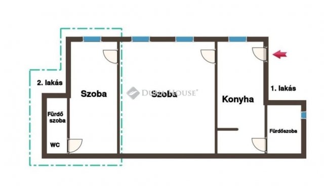 Eladó téglalakás, Budapesten, VII. kerületben 59.9 M Ft