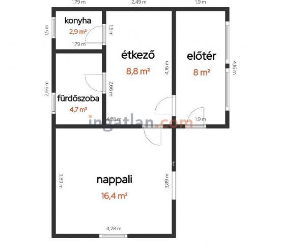 Eladó családi ház, Tiszakécskén 25 M Ft, 1 szobás