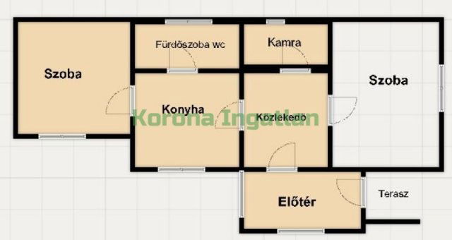 Eladó családi ház, Nyíregyházán 35.5 M Ft, 2 szobás