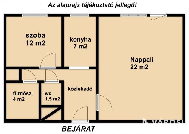 Eladó panellakás, Veszprémben 41 M Ft, 2 szobás