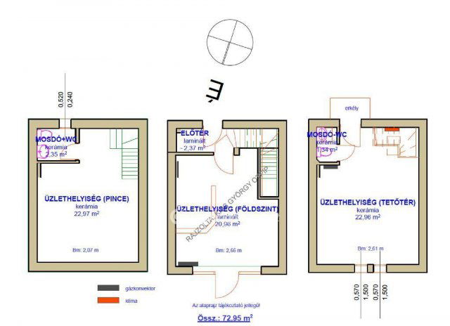 Eladó iroda, Tiszafüreden 35 M Ft, 3 szobás