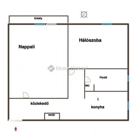 Eladó téglalakás, Kecskeméten 43.5 M Ft, 2 szobás