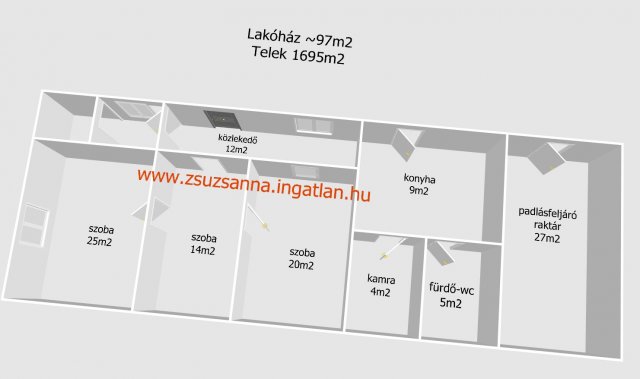 Eladó családi ház, Dunaszentgyörgyön, Rózsa utcában 12 M Ft