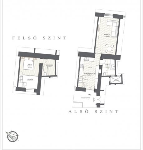 Kiadó téglalakás, albérlet, Budapesten, V. kerületben, 2 szobás