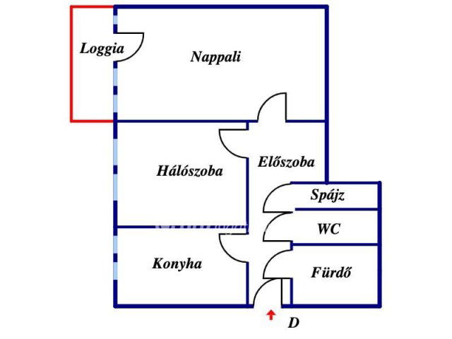 Eladó téglalakás, Nyíregyházán 44.5 M Ft, 1+1 szobás