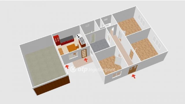 Eladó családi ház, Aldebrőn 26 M Ft, 2+2 szobás