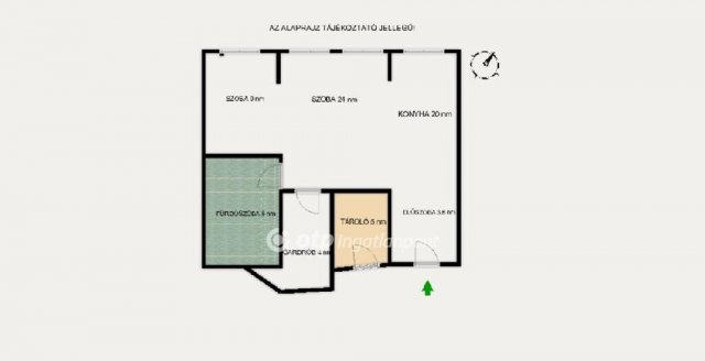 Eladó téglalakás, Budapesten, II. kerületben 67.9 M Ft, 2 szobás