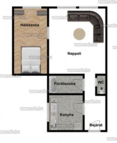 Eladó téglalakás, Budapesten, XIII. kerületben 58 M Ft, 2 szobás