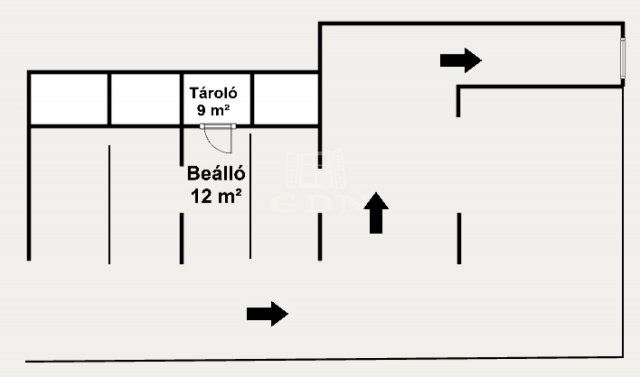 Eladó garázs, Budapesten, IX. kerületben 13 M Ft