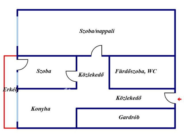 Eladó panellakás, Nyíregyházán 34.8 M Ft, 1+1 szobás