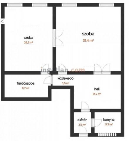 Eladó téglalakás, Budapesten, VI. kerületben 129.9 M Ft