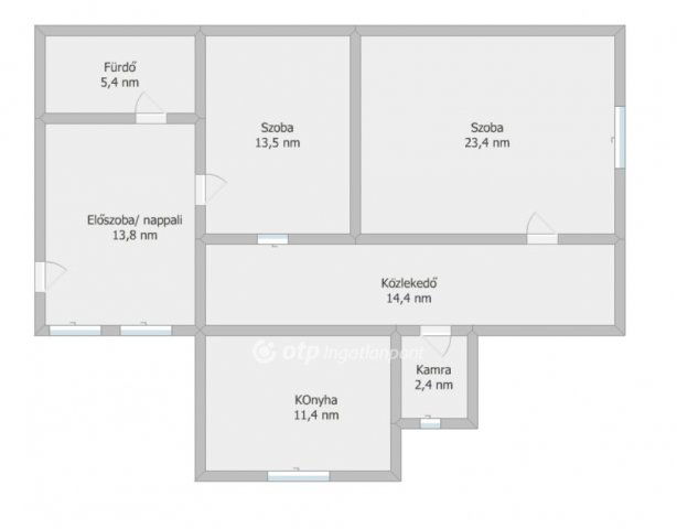 Eladó családi ház, Decsen 19 M Ft, 2 szobás