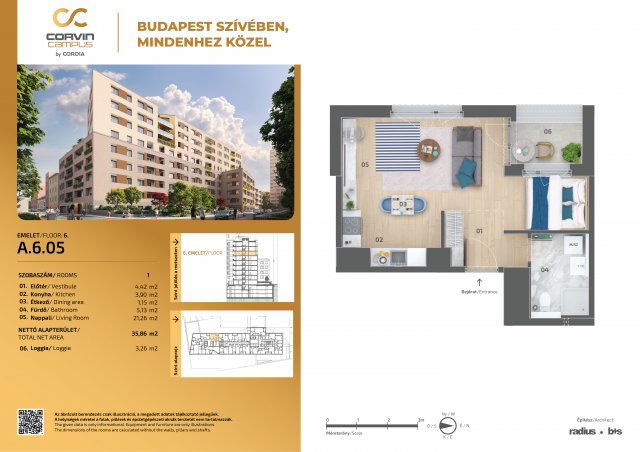 Eladó téglalakás, Budapesten, VIII. kerületben, Balassa utcában