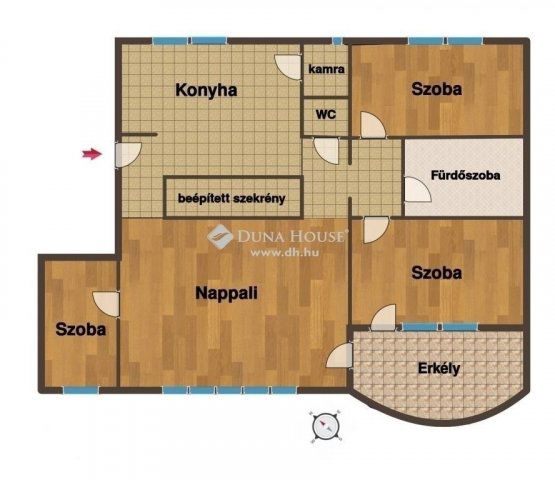 Eladó téglalakás, Kecskeméten 99.5 M Ft, 4 szobás