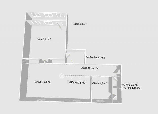Eladó téglalakás, Budapesten, XIII. kerületben 88.49 M Ft