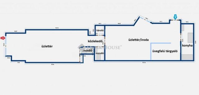 Eladó üzlethelyiség, Budapesten, VIII. kerületben 45 M Ft