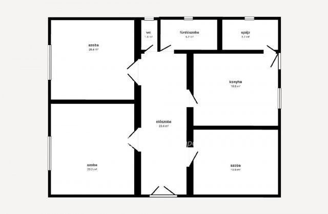 Eladó családi ház, Dombrádon 12.9 M Ft, 3 szobás