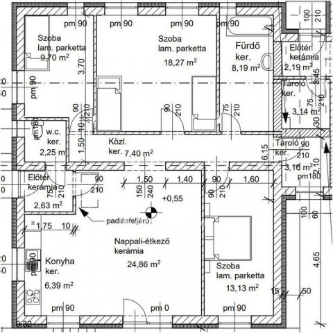 Eladó sorház, Dunaharasztin 99.9 M Ft, 3+1 szobás