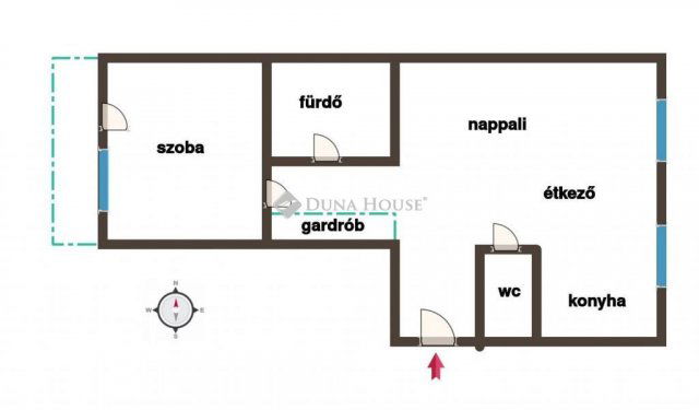 Eladó téglalakás, Nyíregyházán 47.35 M Ft, 2 szobás