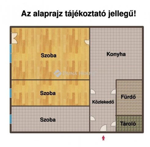 Eladó téglalakás, Hajmáskéren 29.5 M Ft, 3 szobás